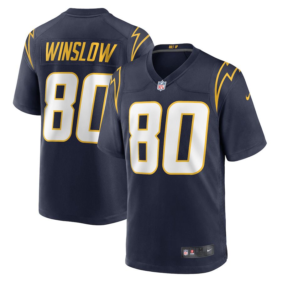 Men Los Angeles Chargers #80 Kellen Winslow Nike Navy Retired Player NFL Jersey->los angeles chargers->NFL Jersey